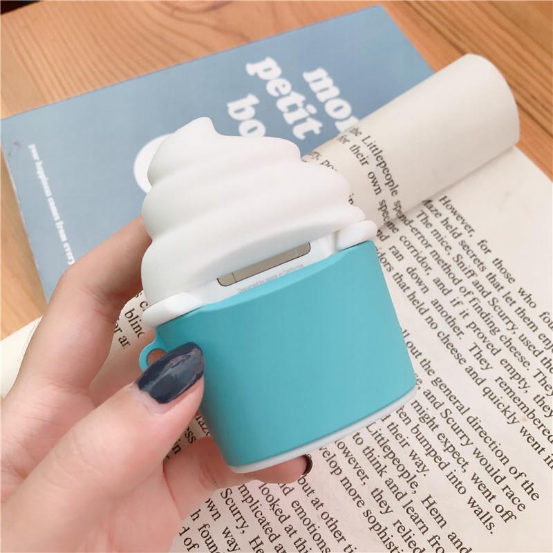 3D Cute Ice Cream Airpods Case - Agenda365.com