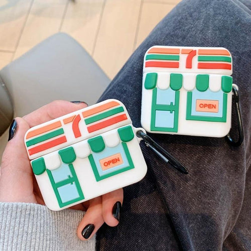 Cartoon Cute Convenience Store Airpods Pro Case - Agenda365.com