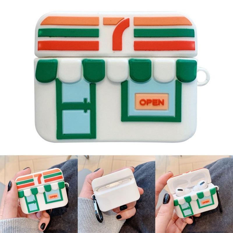Cartoon Cute Convenience Store Airpods Pro Case - Agenda365.com