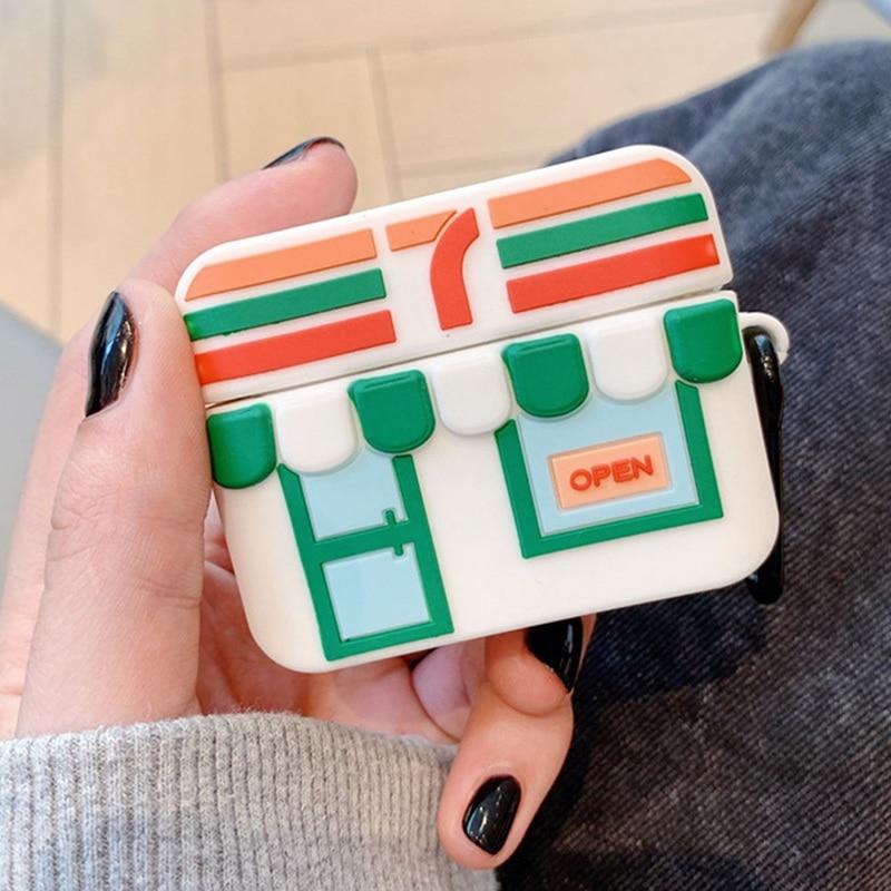 Cartoon Cute Convenience Store Airpods Pro Case - Agenda365.com