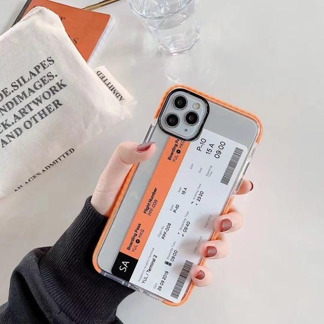 First Class Plane Ticket iPhone Case - Agenda365.com