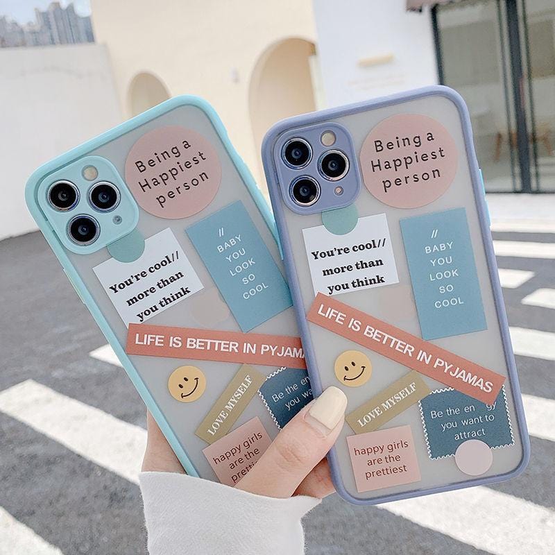 Cute Label Words iPhone Case - Agenda365.com