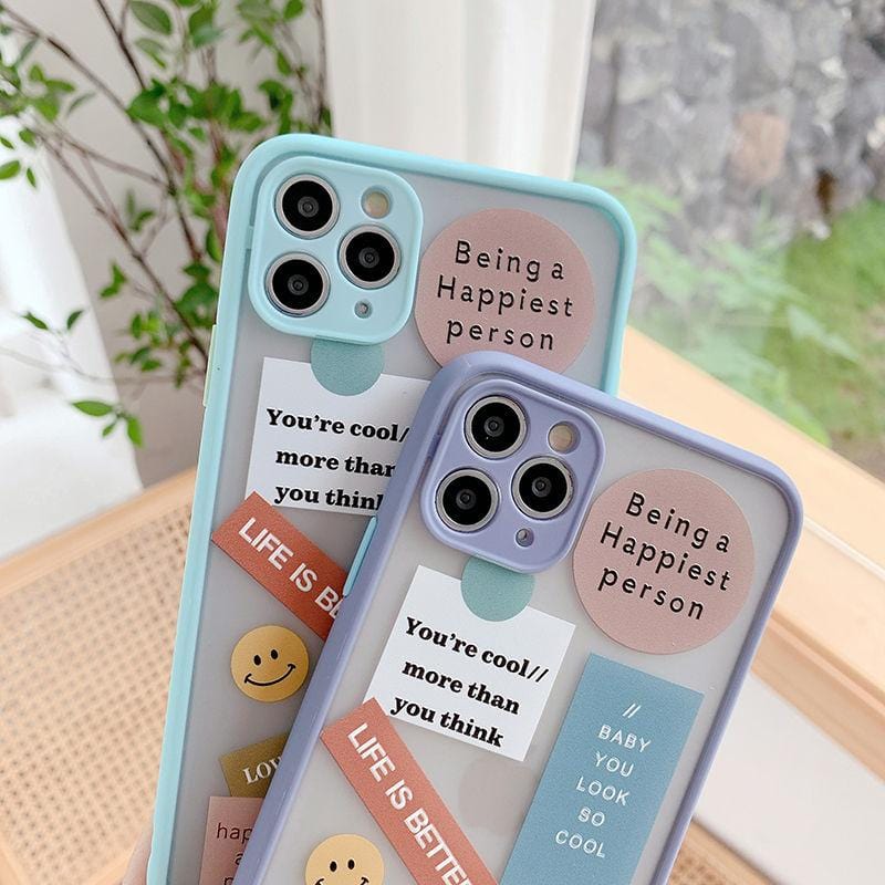 Cute Label Words iPhone Case - Agenda365.com