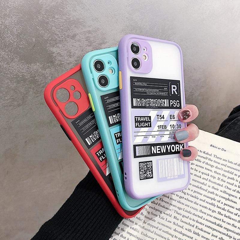 Shockproof Travel Label iPhone Case - Agenda365.com