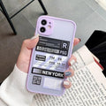 Shockproof Travel Label iPhone Case - Agenda365.com
