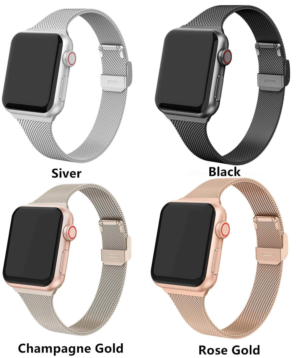 Milanese Strap Apple Watch Bands - Agenda365.com