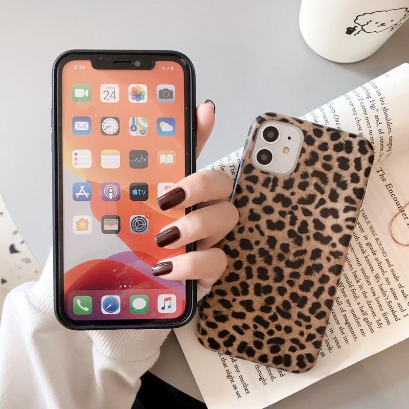 Leopard Print Lanyard iPhone Case - Agenda365.com
