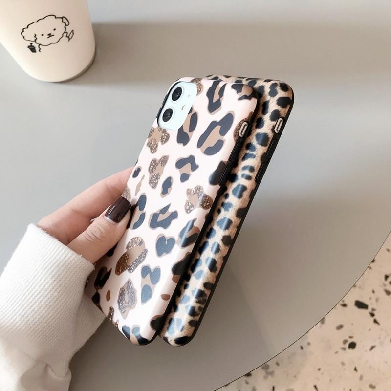 Leopard Print Lanyard iPhone Case - Agenda365.com