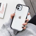 Solid Color Clear Shockproof iPhone Case - Agenda365.com