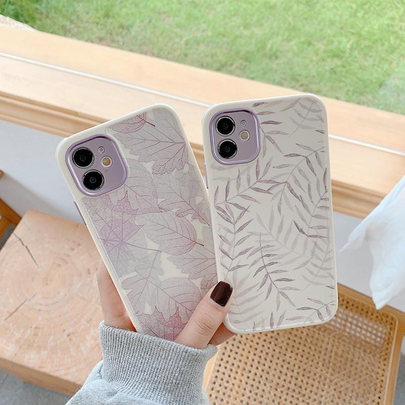 Vintage Leaves Shockproof iPhone Case - Agenda365.com
