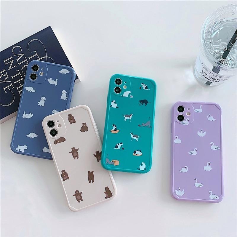Cute Cartoon Animals iPhone Case - Agenda365.com