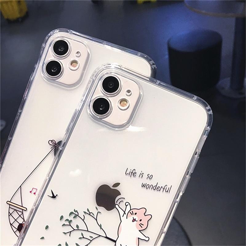 Cute Cat Painting iPhone Case - Agenda365.com