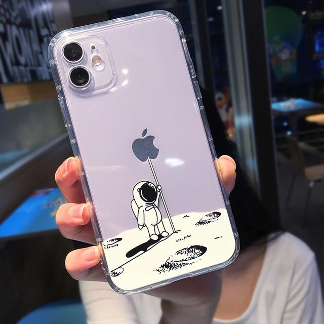 Cute Cartoon Astronaut Planet iPhone Case - Agenda365.com