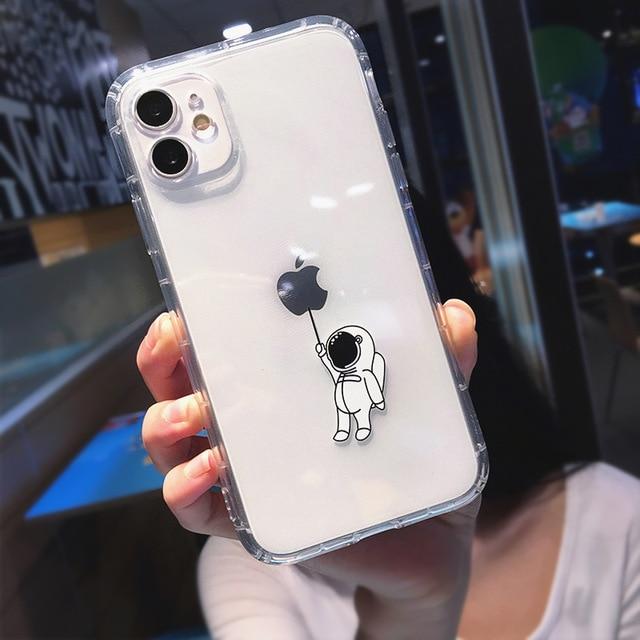 Cute Cartoon Astronaut Planet iPhone Case - Agenda365.com