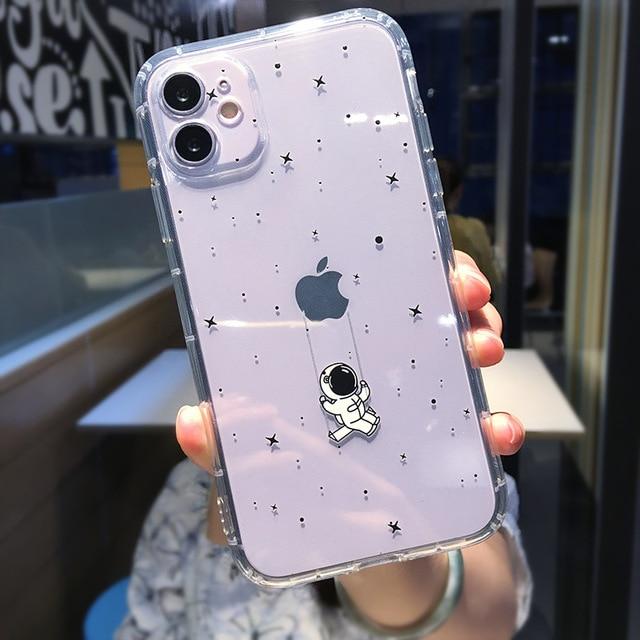 Cute Cartoon Astronaut Planet iPhone Case - Agenda365.com
