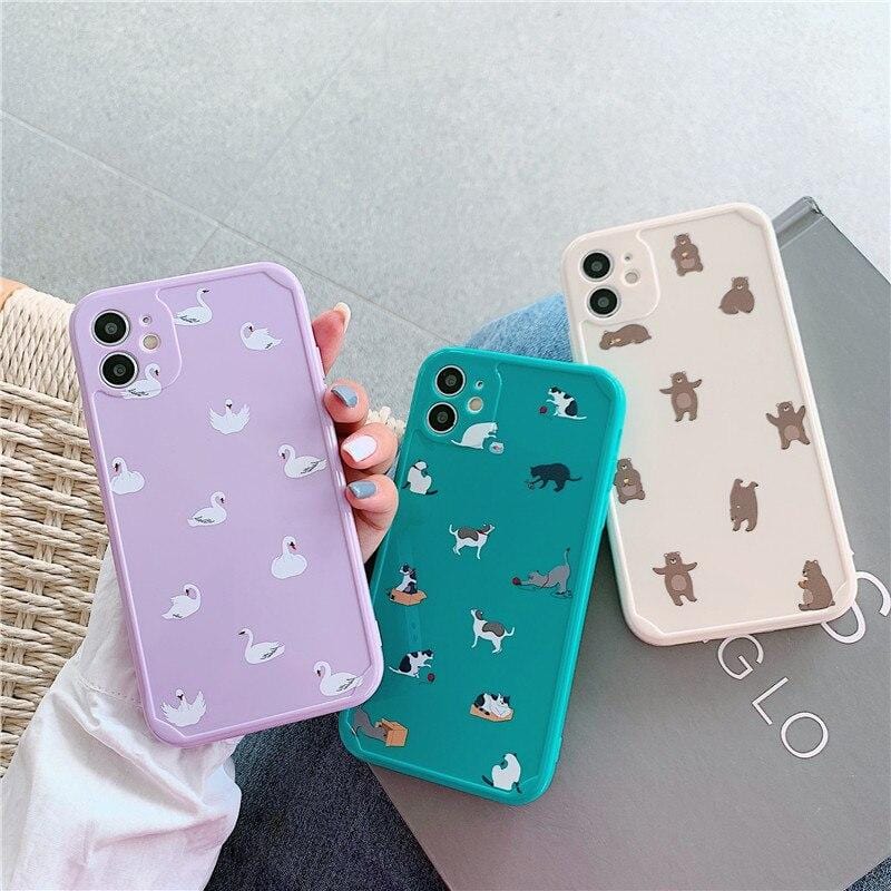 Cute Cartoon Animals iPhone Case - Agenda365.com