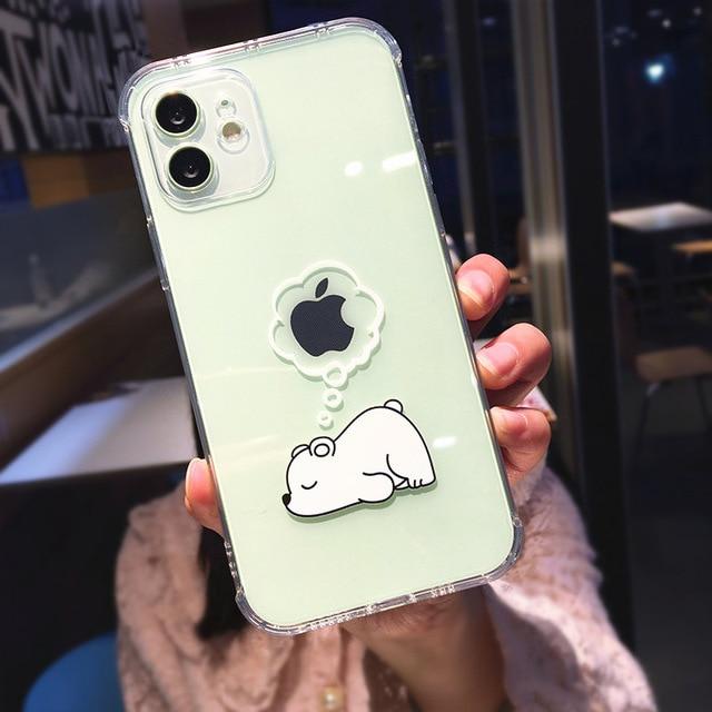 Creative Bear Panda Animal iPhone Case - Agenda365.com