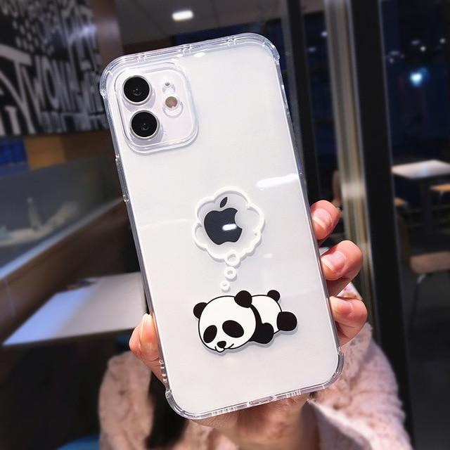 Creative Bear Panda Animal iPhone Case - Agenda365.com