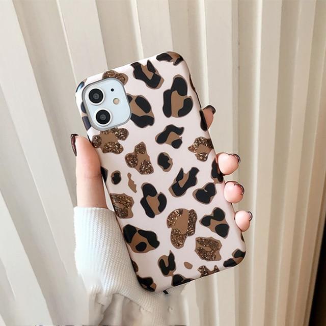 Leopard Print Lanyard iPhone Case - Agenda365.com