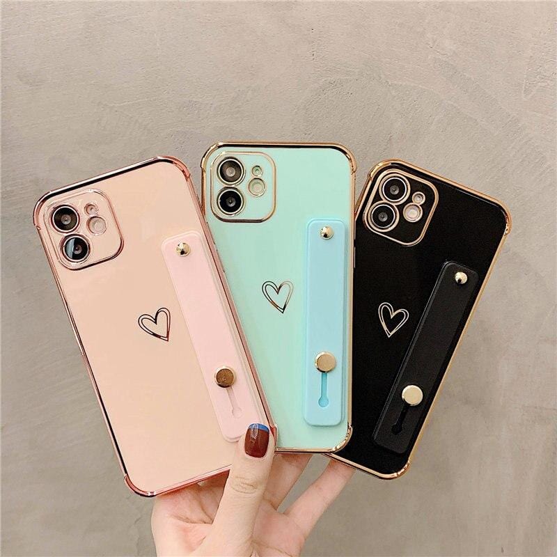 Wrist Strap Electroplated Bumper iPhone Case - Agenda365.com
