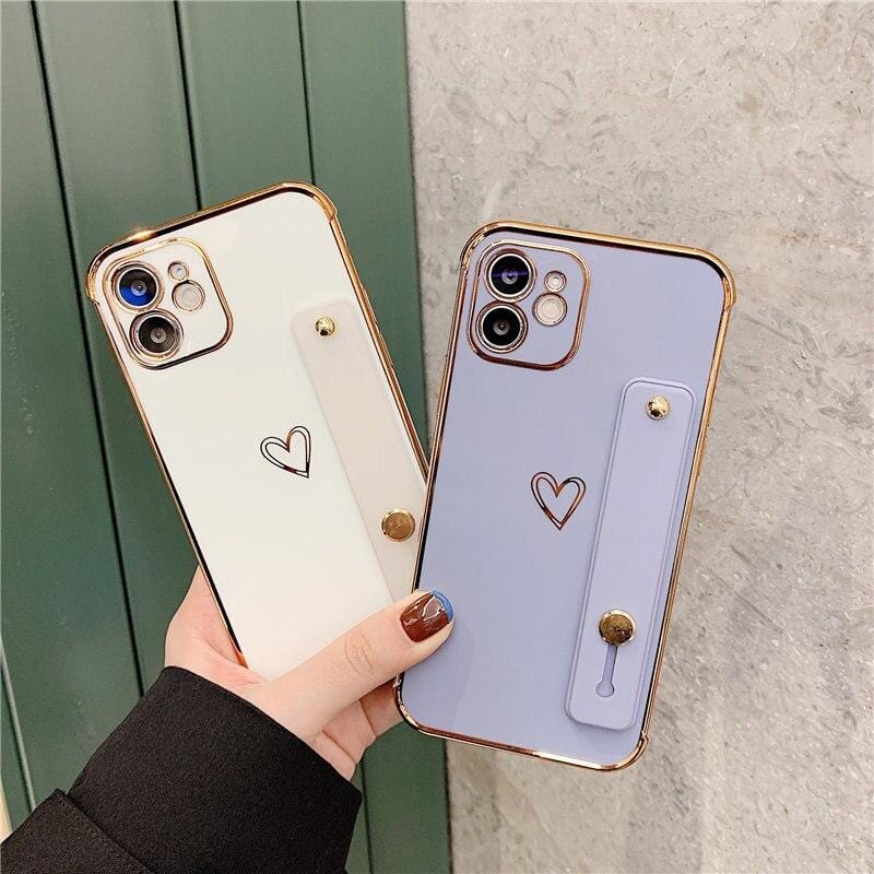 Wrist Strap Electroplated Bumper iPhone Case - Agenda365.com