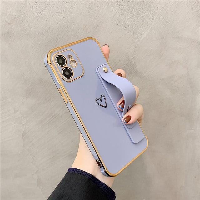 Wrist Strap Electroplated Bumper iPhone Case - Agenda365.com