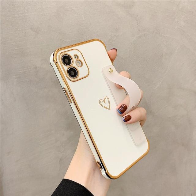 Wrist Strap Electroplated Bumper iPhone Case - Agenda365.com