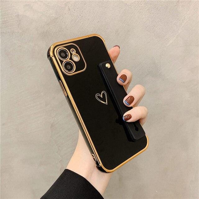 Wrist Strap Electroplated Bumper iPhone Case - Agenda365.com
