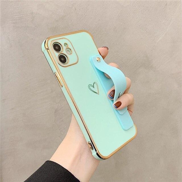 Wrist Strap Electroplated Bumper iPhone Case - Agenda365.com