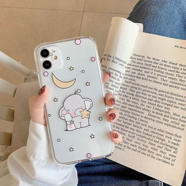 Cartoon Elephant Shockproof iPhone Case - Agenda365.com