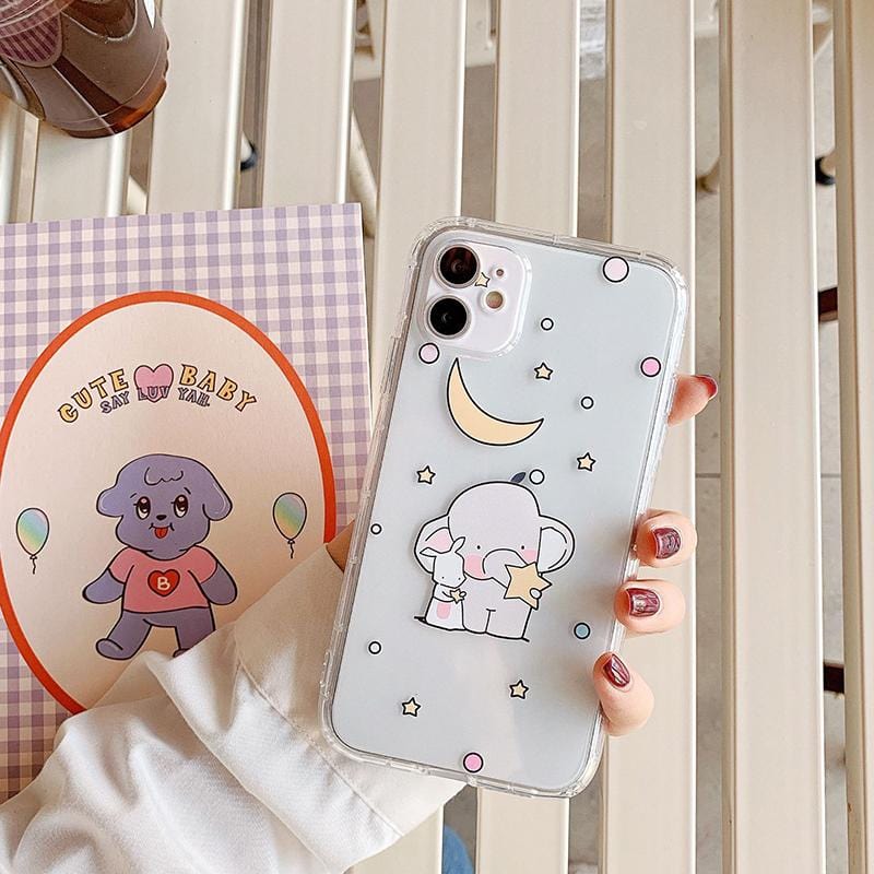 Cartoon Elephant Shockproof iPhone Case - Agenda365.com