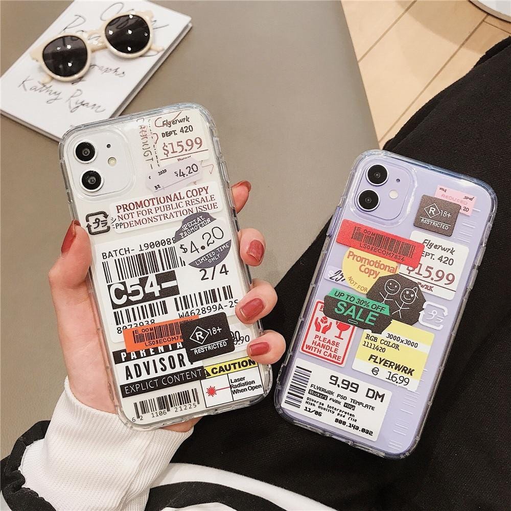 Stamp Label Barcode iPhone Case - Agenda365.com
