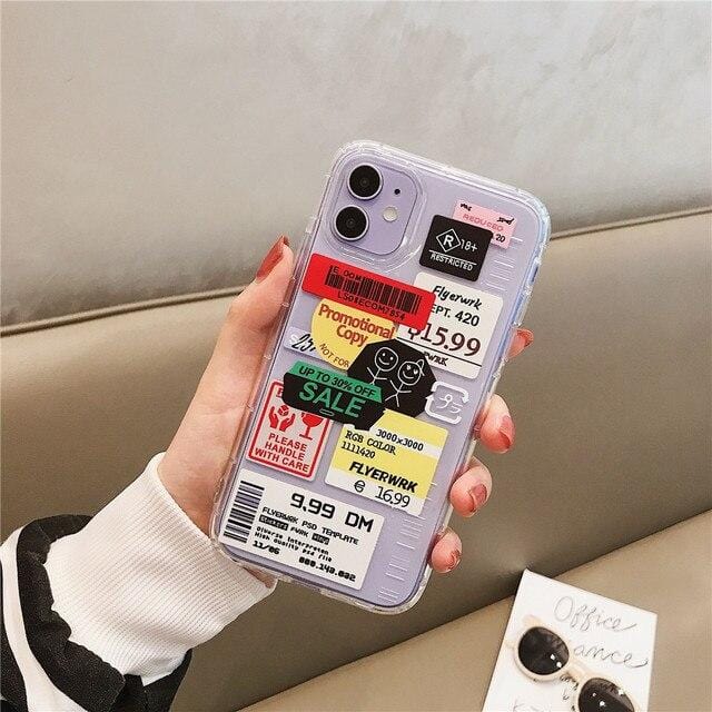 Stamp Label Barcode iPhone Case - Agenda365.com