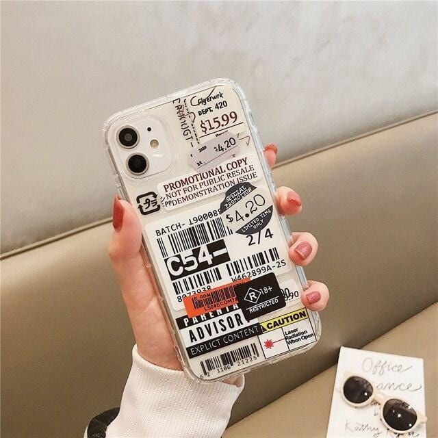 Stamp Label Barcode iPhone Case - Agenda365.com
