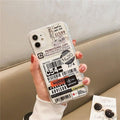 Stamp Label Barcode iPhone Case - Agenda365.com
