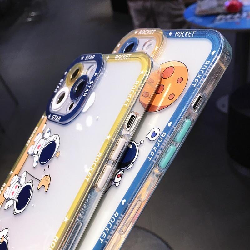 Shockproof Cartoon Astronaut iPhone Case - Agenda365.com