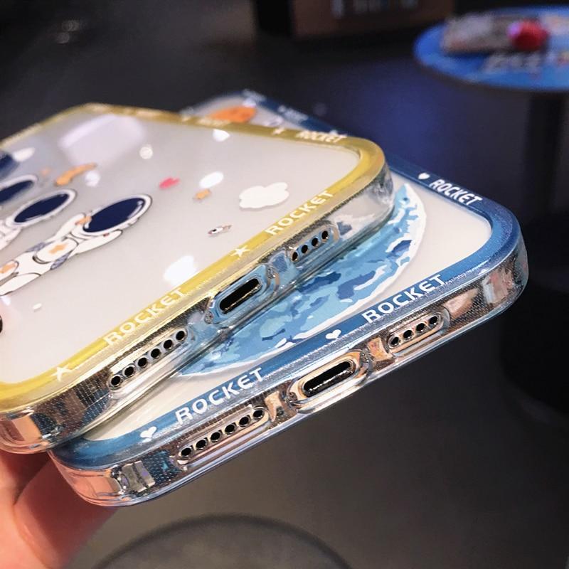 Shockproof Cartoon Astronaut iPhone Case - Agenda365.com