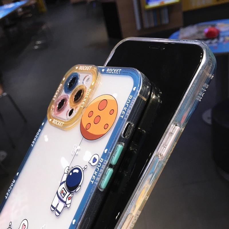 Shockproof Cartoon Astronaut iPhone Case - Agenda365.com