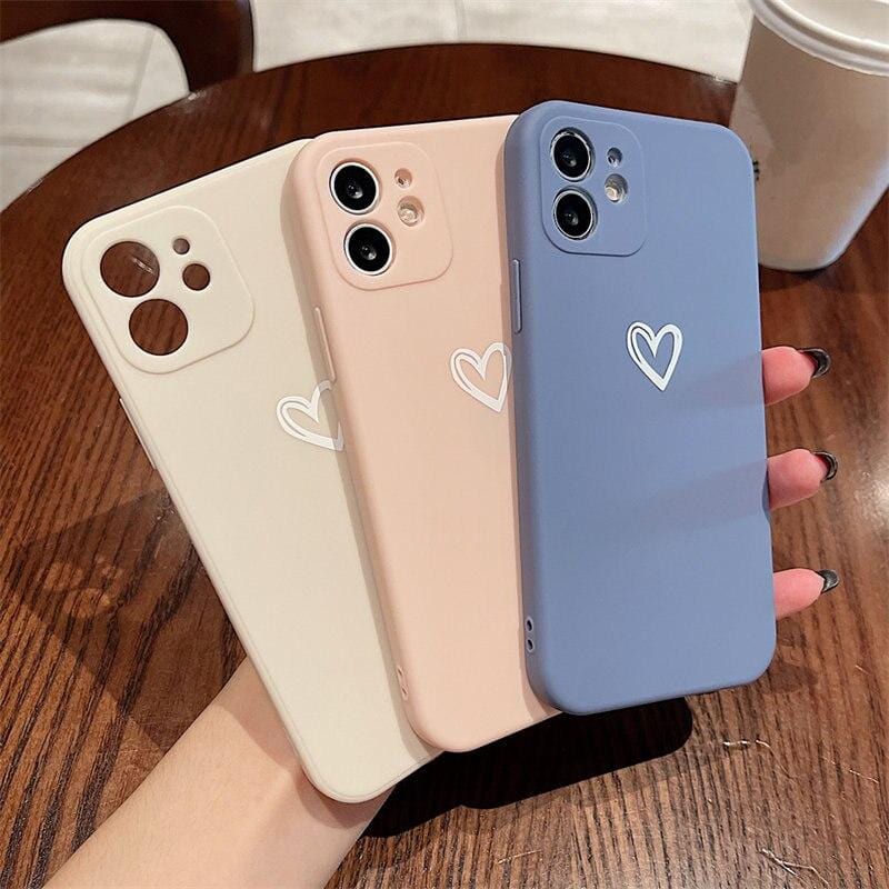 Shockproof Soft Love Heart iPhone Case - Agenda365.com