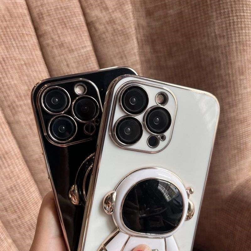 Electroplated Astronaut Folding iPhone Case - Agenda365.com