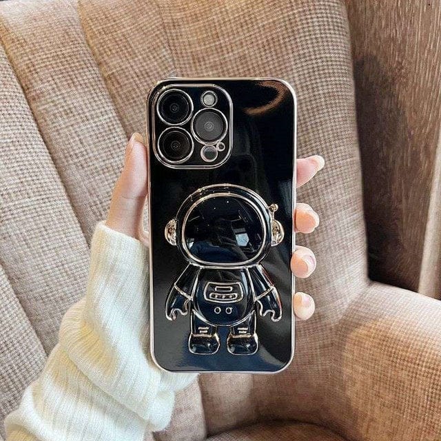 Electroplated Astronaut Folding iPhone Case - Agenda365.com
