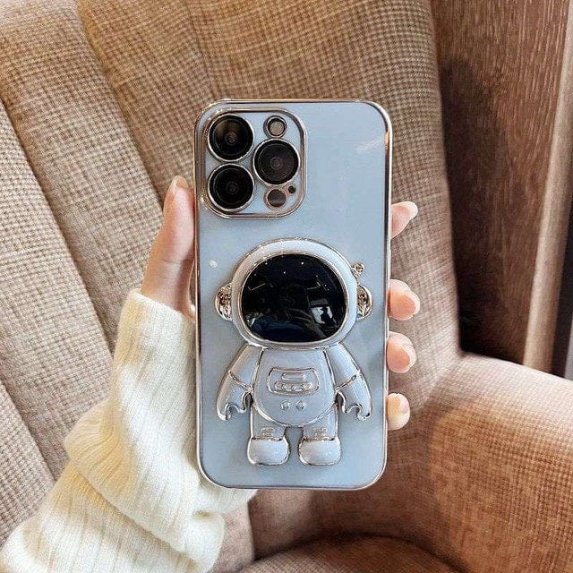 Electroplated Astronaut Folding iPhone Case - Agenda365.com