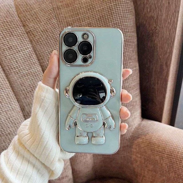Electroplated Astronaut Folding iPhone Case - Agenda365.com