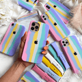 iPhone Silicone Case (Rainbow Design) - Agenda365.com