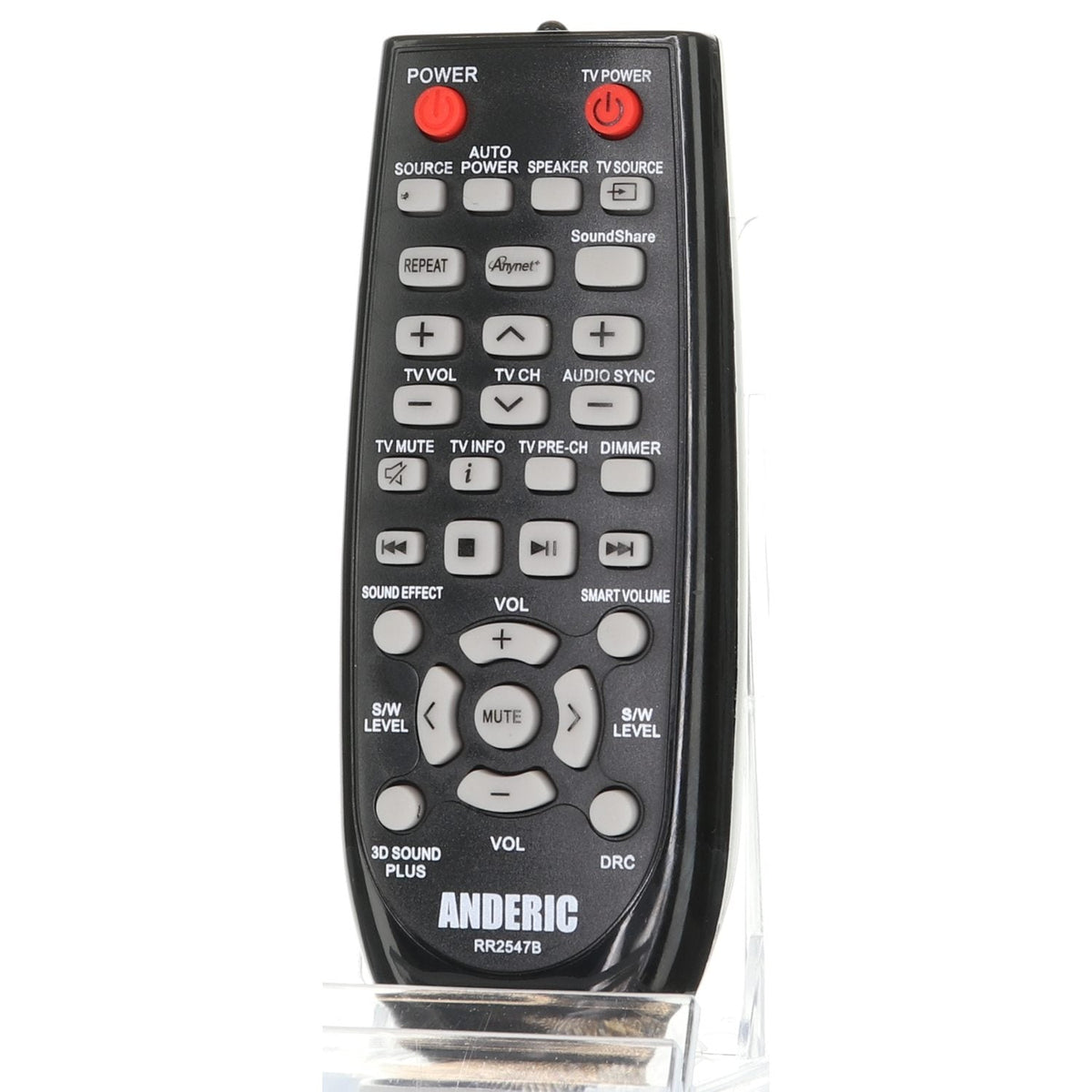 Anderic RR2547B Replacement Sound Bar Remote Control for Samsung AH59-02547B, AH59-02380A, AH59-02330A and Others - Agenda365.com