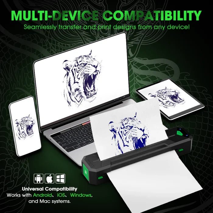 EZ WIRELESS TATTOO TRANSFER STENCIL PRINTERS - Agenda365.com