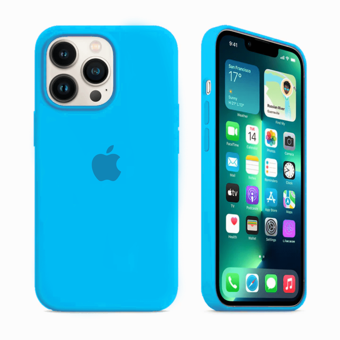 iPhone Silicone Case (Surf Blue) - Agenda365.com