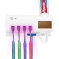 Wall Mounted Toothbrush Sanitizer Holder IR Induction UV Sanitization Rack - Agenda365.com