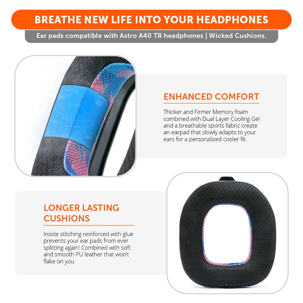 Astro A40 TR Earpads - WC FreeZe Cooling Gel - Agenda365.com