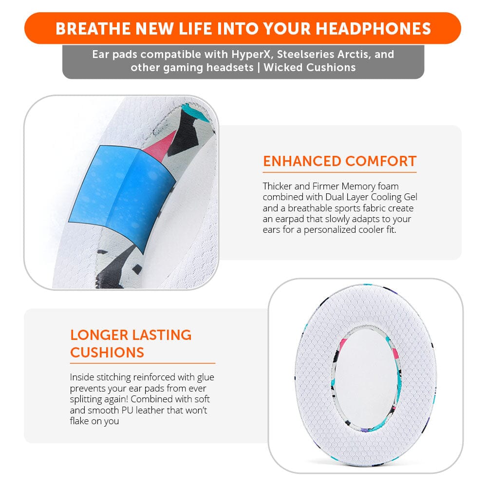 WC FreeZe - Hybrid Cooling Gel Infused Gaming Earpads - Agenda365.com